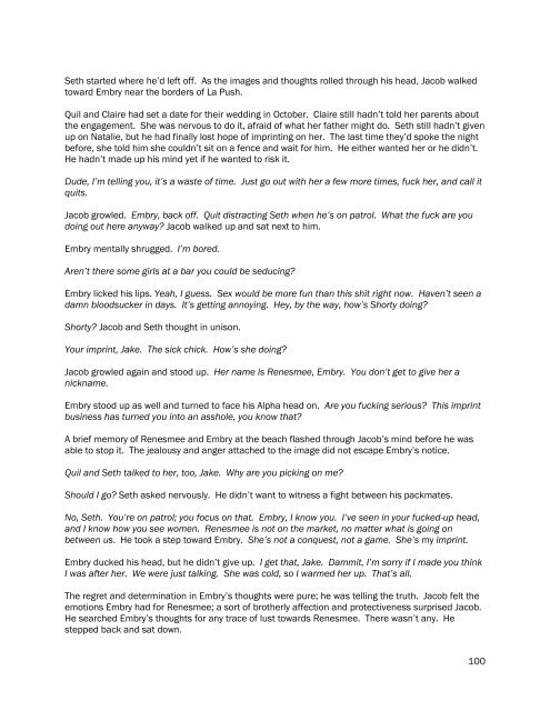 A Twilight fanfiction novel - SheeWolf85