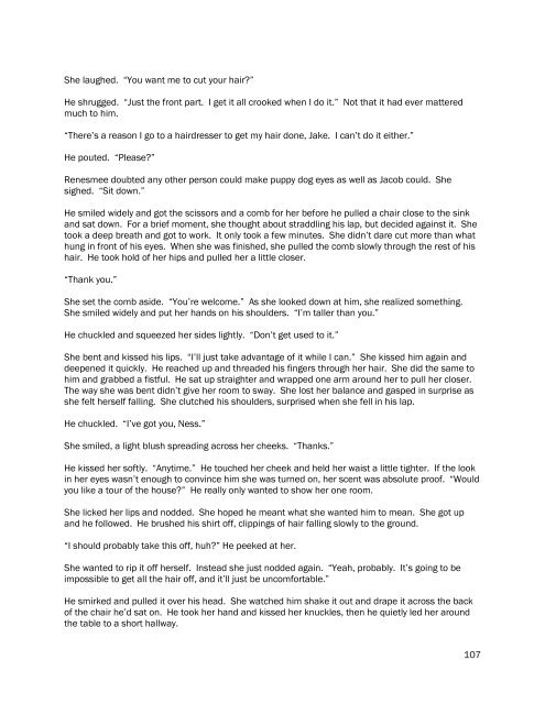 A Twilight fanfiction novel - SheeWolf85