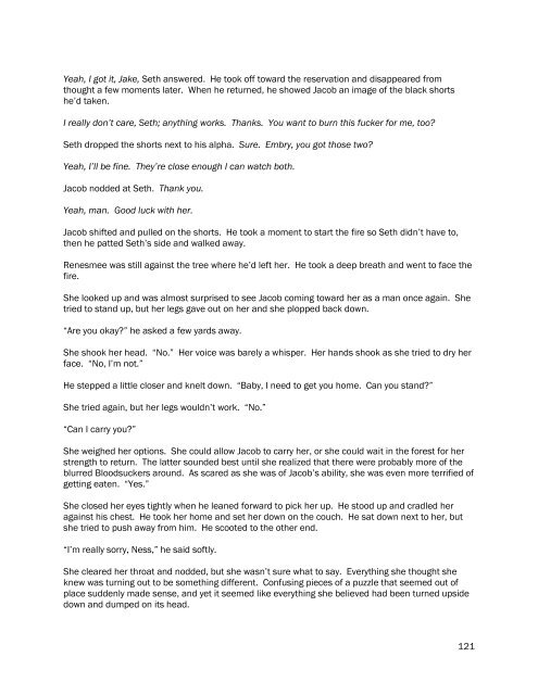 A Twilight fanfiction novel - SheeWolf85