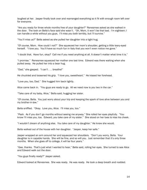 A Twilight fanfiction novel - SheeWolf85