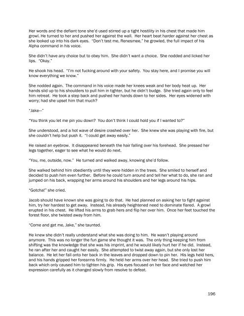 A Twilight fanfiction novel - SheeWolf85