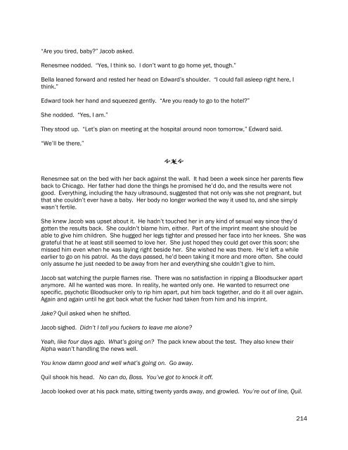 A Twilight fanfiction novel - SheeWolf85