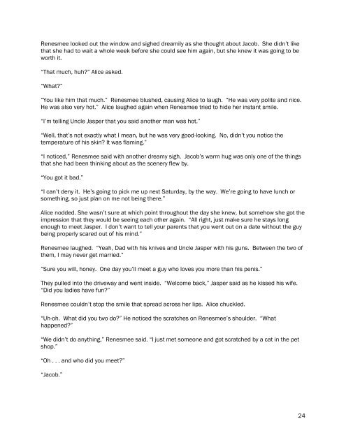 A Twilight fanfiction novel - SheeWolf85