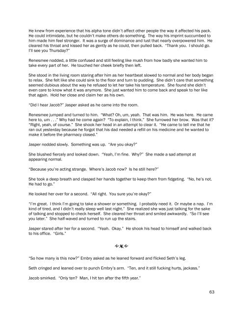 A Twilight fanfiction novel - SheeWolf85