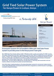 Powerpoint Systems E.A Ltd Kenya Power