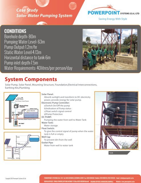 Case Study Solar Water Pumping System - Powerpoint Systems (EA)