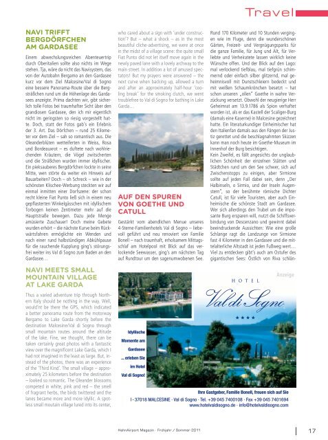 Magazin - HahnAirport Magazines