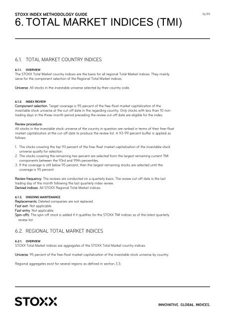 stoxx index methodology guide (portfolio based indices) - STOXX.com