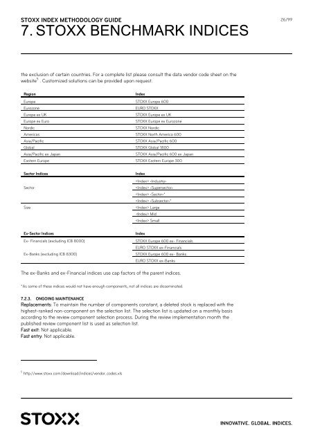 stoxx index methodology guide (portfolio based indices) - STOXX.com