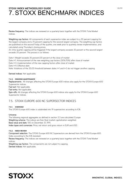 stoxx index methodology guide (portfolio based indices) - STOXX.com