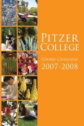 Satisfactory Academic Progress Appeal Request - Pitzer College