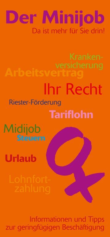 Der Minijob - Stadt Filderstadt