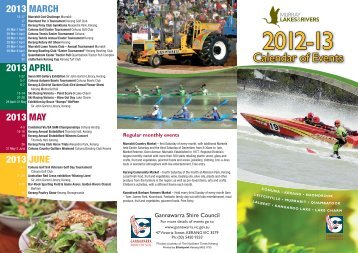 Calendar of Events - Gannawarra Shire Council