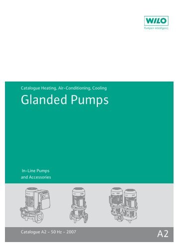 Glanded Pumps - THERMO-ECO-ENGINEERING úvod