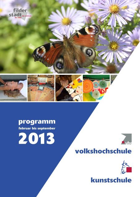 volkshochschule kunstschule programm - Stadt Filderstadt