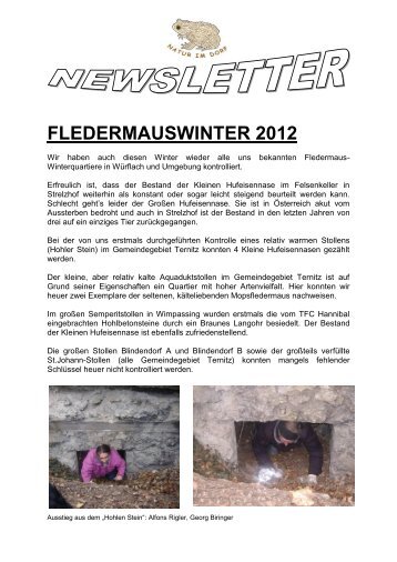 Fledermauswinter 2012 - RmDATA