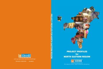 Project Profiles for North Eastern Region - msme mentor