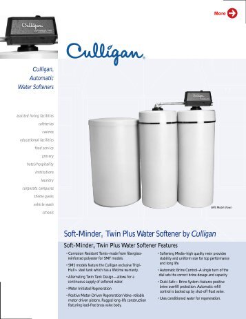 Soft-Minder Twin Softener - Lattner Boiler Company
