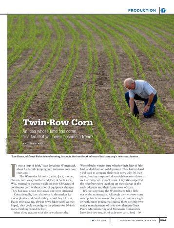 Twin-Row Corn - Monosem