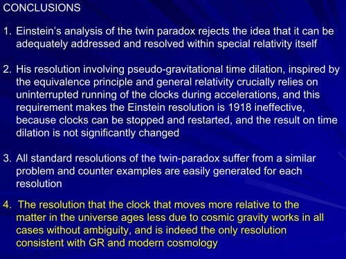 EINSTEIN'S ANALYSIS OF THE TWIN PARADOX