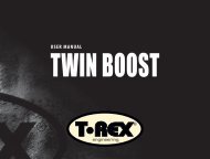 Twin Boost user manual - T-Rex Engineering