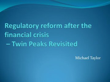 Twin Peaks Revisited - Centre for Competition Law and Policy