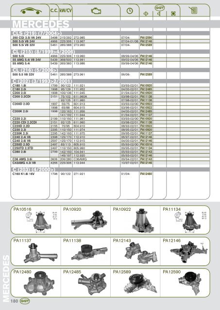 AUDI - GGT Pumps