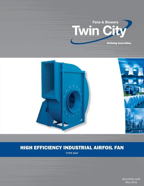 Haf High Efficiency Industrial Airfoil Fans Twin City