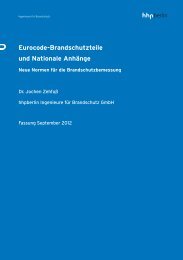 Eurocode-Brandschutzteile und Nationale Anhänge - hhpBerlin