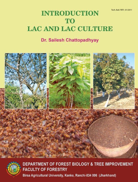 Introduction to Lac and Lac Culture - Birsa Agricultural University
