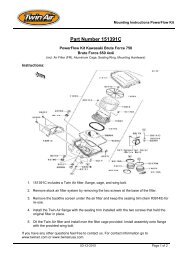 Part Number 151391C - Twin Air