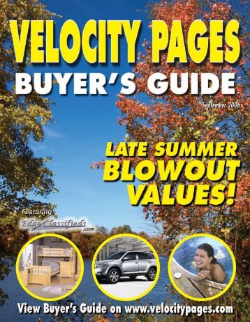 Velocity Buyers Guide Fall/06 FINAL TO PRINT - Velocity Pages ...