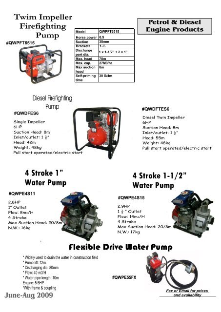 Water Pump - Catford Engineering