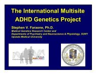 The International The International Multisite ADHD Genetics
