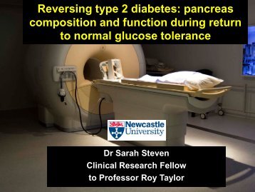 Reversing type 2 diabetes: pancreas composition and function ...