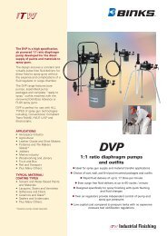 DVP - Binks Devilbiss Ransburg spray guns