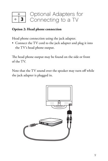 TV Adapter Installation Guide - Sonic Innovations