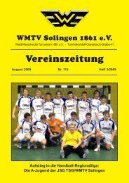 Vereinszeitung - WMTV - Solingen