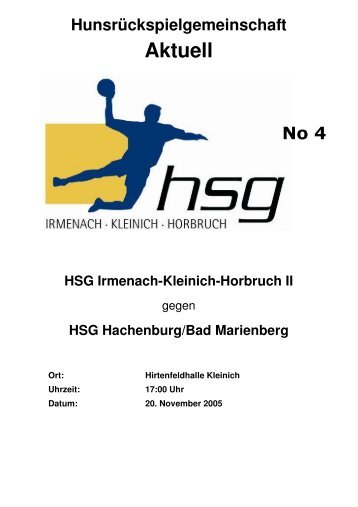 HSG Hachenburg/Bad Marienberg - HSG Irmenach-Kleinich-Horbruch