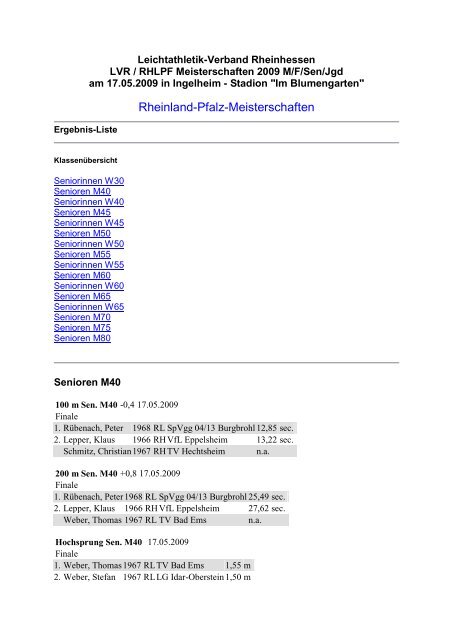 Rheinland-Pfalz-Meisterschaften - Leichtathletik in der TSG 1848 ...