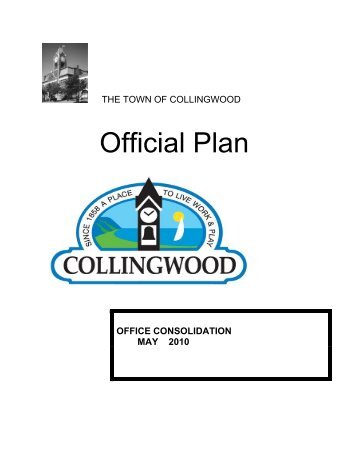 Official Plan - Town of Collingwood
