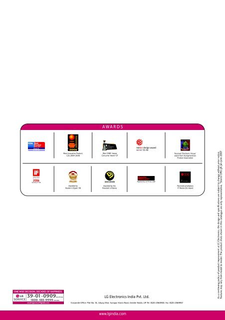 leaflet TV+AUDIO for pdf - LG Electronics India