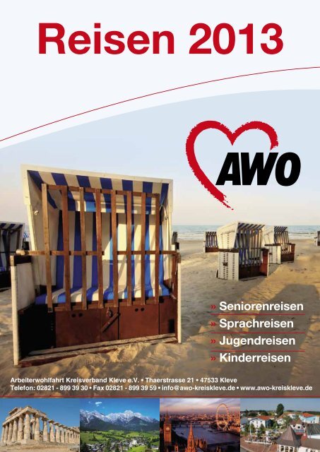 Reisen 2013 - AWO Kreisverband Kleve