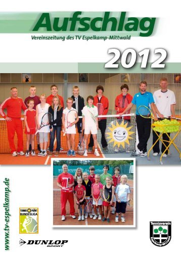 "Aufschlag 2012" (PDF, ca. 7 MByte - TV Espelkamp-Mittwald eV