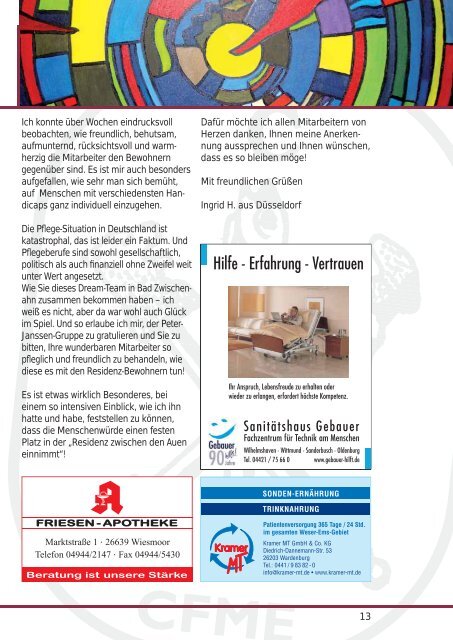 Das Info-Magazin der Peter Janssen Gruppe - Print Media Werbung ...