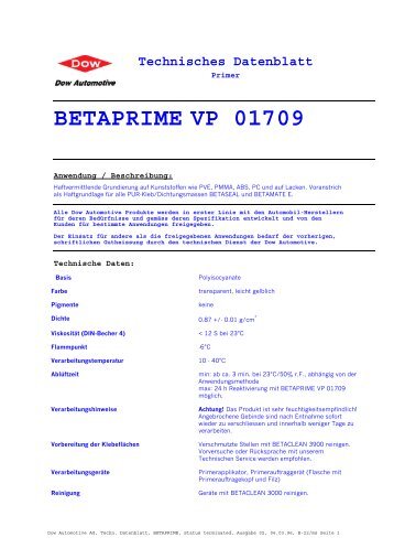 betaprime vp 01709