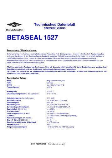 betaseal 1527