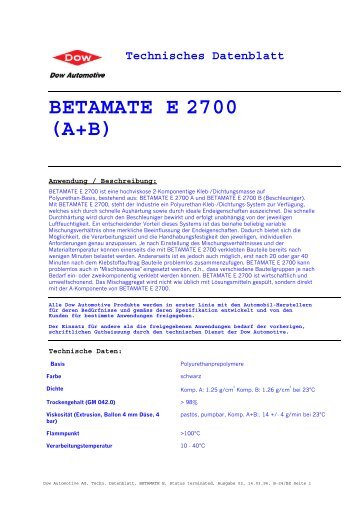 betamate e 2700 b