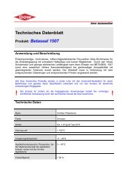 Technisches Datenblatt Produkt: Betaseal 1507