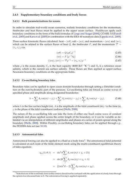 Chapter 8 Configuring Fluidity - The Applied Modelling and ...